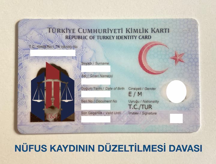 Nüfus kaydının düzeltilmesi davası